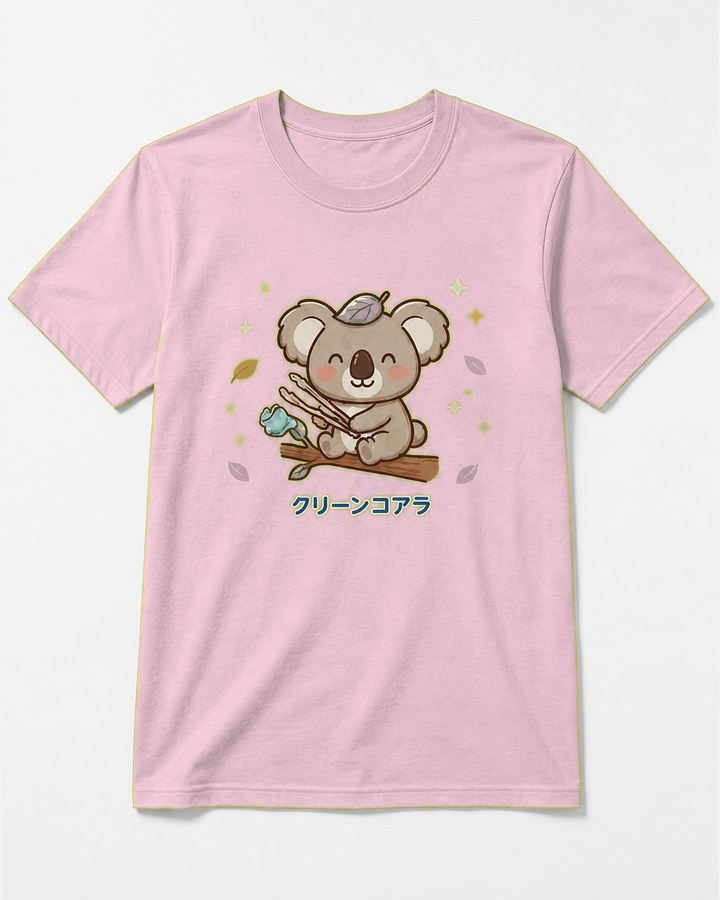 薄いピンクのTシャツ